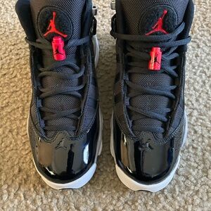 Jordan Kids Sneakers Black and Red